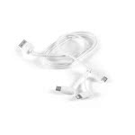 Cable usb 3 en uno en caja color blanco impreso