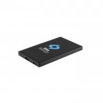 Powerbank magnético plegable de ABS 3 en 1 que sirve para soporte color negro imagen con logo