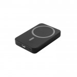Powerbank magnético de ABS para fijar en el móvil 5.000 mAh color negro