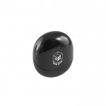 Auriculares inalámbricos con 12h de duración de la batería y BT 5.3 color negro imagen con logo