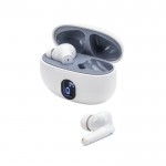 Auriculares inalámbricos de ABS reciclado con 4 horas de autonomía color blanco segunda vista