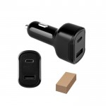 Adaptador para mechero ultrarrápido con dos puertos USB varios colores
