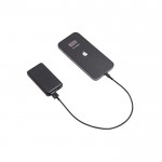 Batería externa de tamaño extra pequeño con capacidad de 4.000 mAh color negro segunda vista