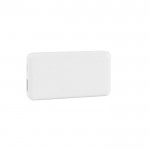 Batería externa de tamaño extra pequeño con capacidad de 4.000 mAh color blanco primera vista