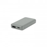 Batería externa de tamaño extra pequeño con capacidad de 4.000 mAh color gris