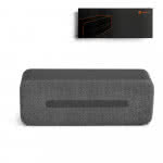 Altavoces para regalo en ABS texturizado color gris oscuro vista colores