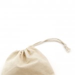 Bolsa de algodón para pan 105 g/m2 color natural segunda vista