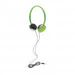 Auriculares finos a color para publicidad color verde claro