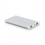 Cargador personalizado conexión Micro USB color plateado mate