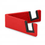 Soporte para móvil en varios colores color rojo impreso