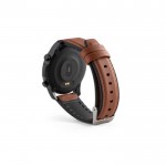 Reloj inteligente elegante color marrón tercera vista