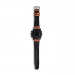 Reloj inteligente elegante color marrón quinta vista