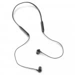 Cascos con bluetooth y soporte cuello color negro con impresión