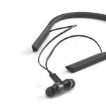 Auriculares con soporte para cuello color negro segunda vista