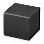 Minialtavoces bluetooth de metal color titanio en caja
