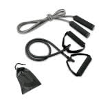 Completo kit para practicar deporte color negro cuarta vista con logo