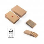 Baraja de 54 cartas clásicas de papel kraft con certificado FSC™ varios colores