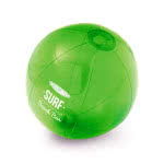 Balón hinchable publicitario transparente color verde claro tercera vista