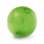 Balón hinchable publicitario transparente color verde claro