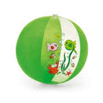 Balón hinchable con motivos infantiles color verde claro