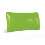 Almohada hinchable barata con logo color verde claro