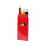 6 colores en caja personalizable llamativa color rojo