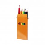 6 colores en caja personalizable llamativa color naranja