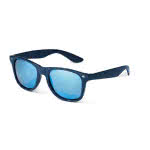 Gafas de sol con lentes de espejo color azul