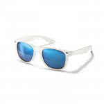 Gafas de sol con lentes de espejo en color color azul claro