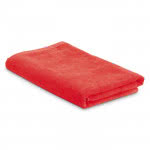 Toalla de playa con bolsa incluido color rojo