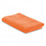 Toalla de playa con bolsa incluido color naranja
