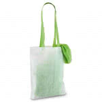 Toalla de playa con bolsa incluido color verde claro con logo