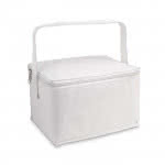 Bolsa nevera para 6 latas color blanco