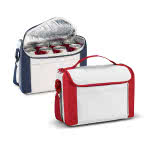 Bolsa nevera para 8 latas color rojo vista productos