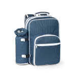 Completa mochila para el picnic color azul