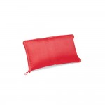 Bolsa plegable de poliéster que sirve de nevera con cremallera color rojo tercera vista