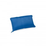 Bolsa plegable de poliéster que sirve de nevera con cremallera color azul real primera vista