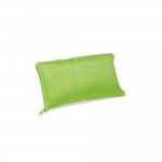 Bolsa plegable de poliéster que sirve de nevera con cremallera color verde claro tercera vista