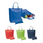 Bolsa plegable de poliéster que sirve de nevera con cremallera varios colores