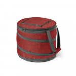 Bolsa térmica con abrebotellas color rojo