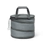 Bolsa térmica con abrebotellas color gris con impresión
