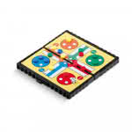Juego parchís de viaje personalizado color negro