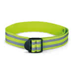 Pulsera reflectante ajustable color amarillo