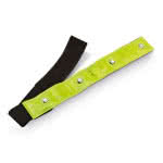 Pulseras reflectantes con LED color amarillo tercera vista