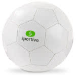 Pelota fútbol para publicidad tamaño 5 color blanco con logo
