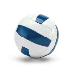Pelota de voleibol personalizada tamaño 5 color azul