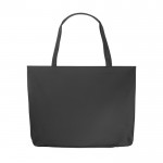 Paraguas plegable de poliéster reciclado 190T automático de Ø97 color negro cuarta vista
