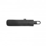 Paraguas plegable completamente automático de RPET 190T Ø105 color negro primera vista