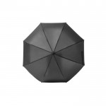 Paraguas plegable completamente automático de RPET 190T Ø105 color negro segunda vista
