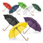 Paraguas personalizado barato para empresa color verde claro vista productos